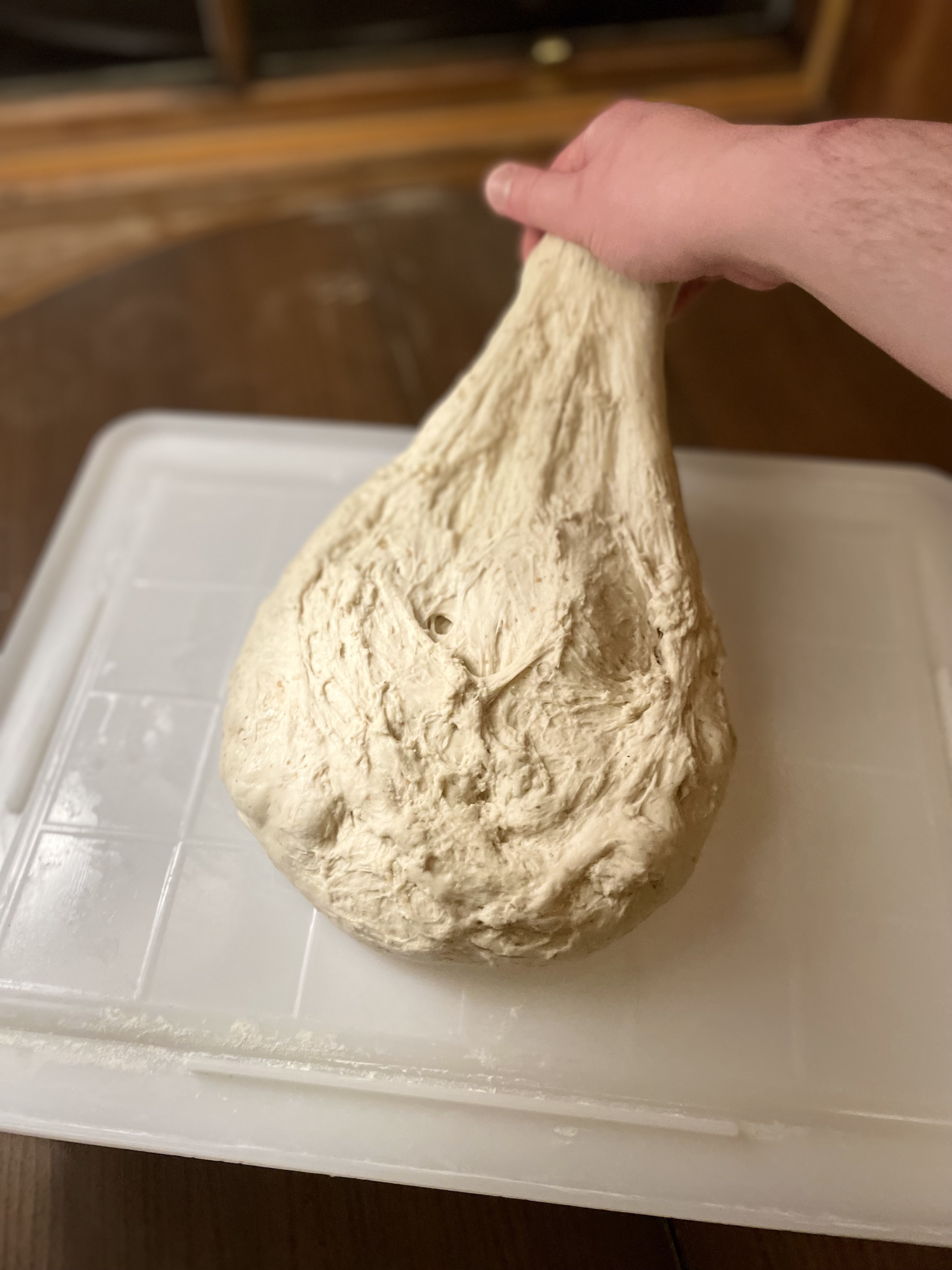 First step of the final shaping process