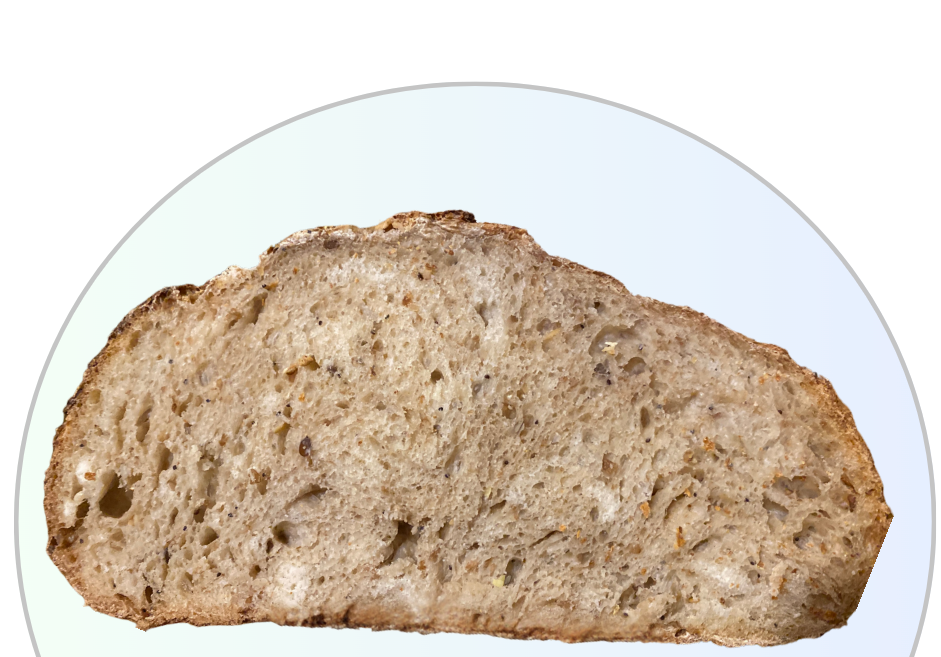 Unhydrated flour clumps in dough
